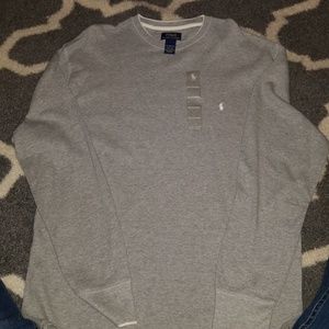 Mens POLO long sleeve thermal shirt